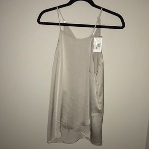 Silver tank top